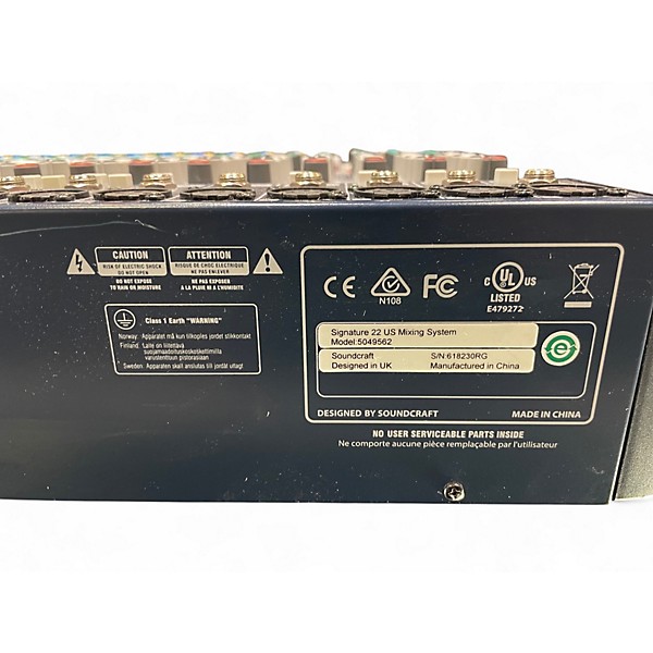 Used Soundcraft Signature 22 Unpowered Mixer