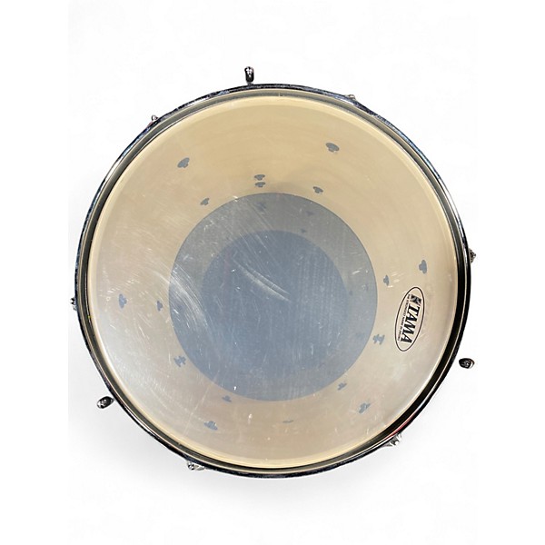 Used TAMA 6 Piece Imperialstar Hairline Black Drum Kit