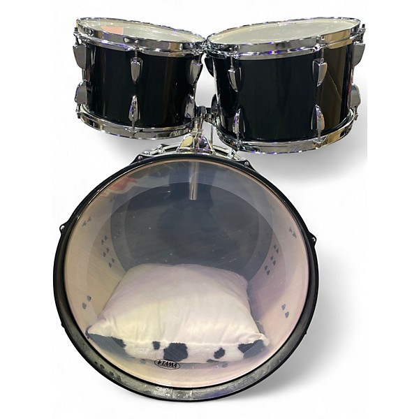 Used TAMA 6 Piece Imperialstar Hairline Black Drum Kit