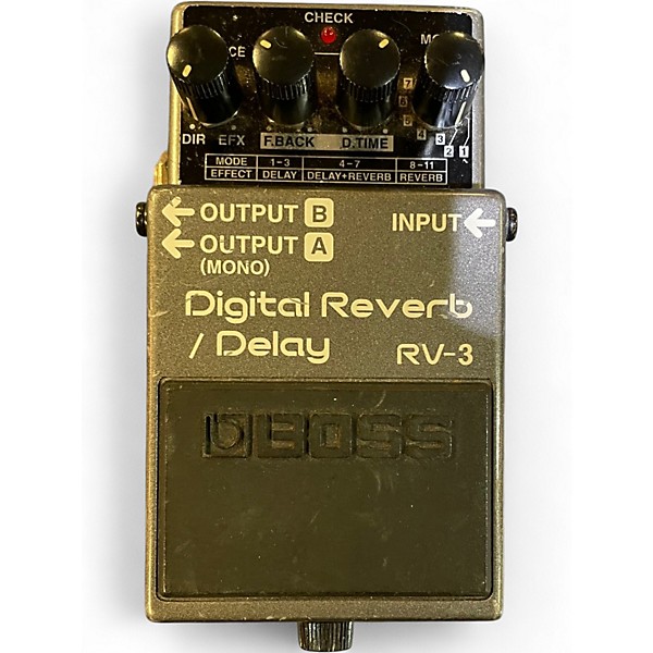 Used BOSS RV3 Digital Reverb Delay Effect Pedal