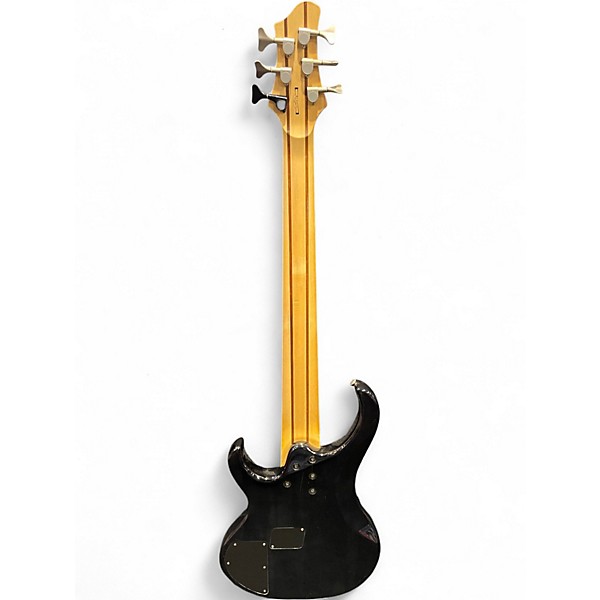 Used Ibanez BTB676 6 String Translucent Black Electric Bass Guitar