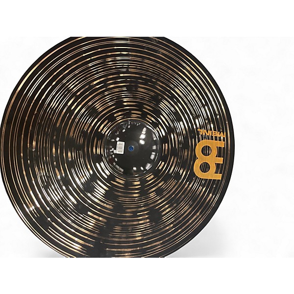 Used MEINL 22in DARK CRASH RIDE Cymbal