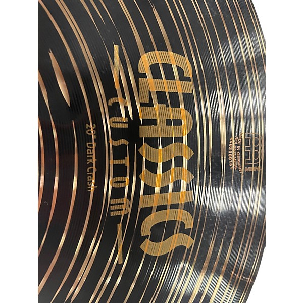 Used MEINL 20in DARK CRASH Cymbal