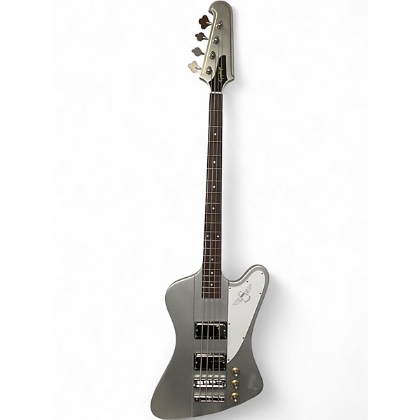 Used Epiphone Thunderbird 64 Silver Mist Electric Bass Guitar