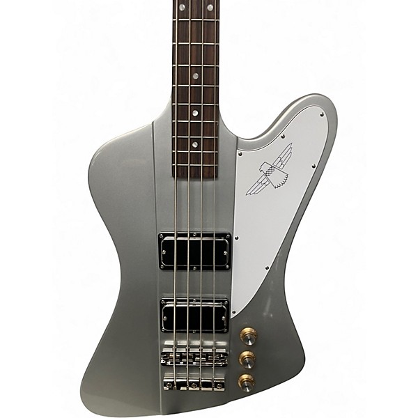 Used Epiphone Thunderbird 64 Silver Mist Electric Bass Guitar