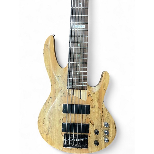 Used ESP LTD B206SM 6 String Natural Electric Bass Guitar