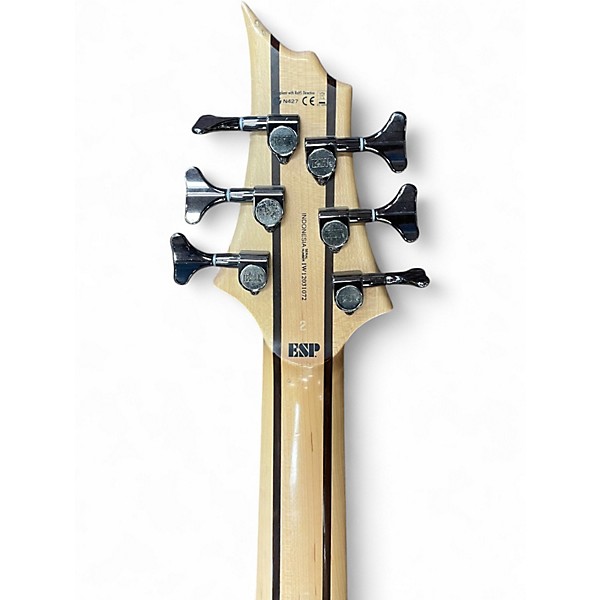 Used ESP LTD B206SM 6 String Natural Electric Bass Guitar