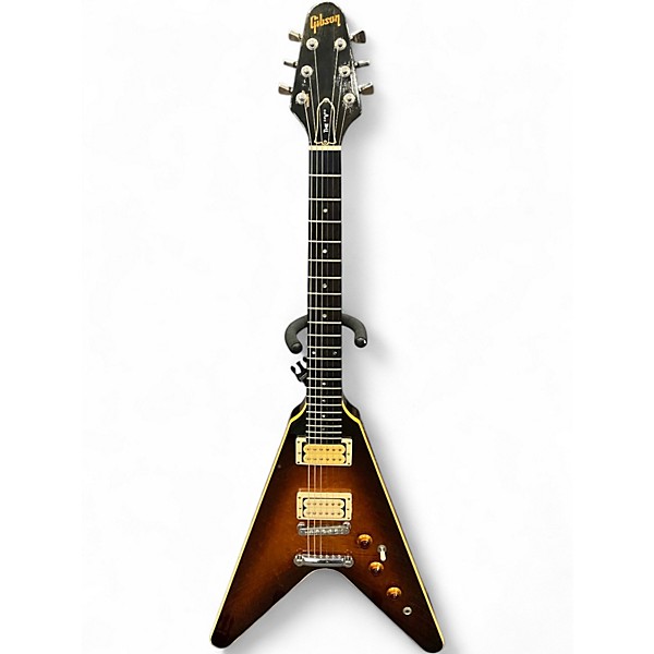 Vintage 1983 Gibson The V sunburst Solid Body Electric Guitar