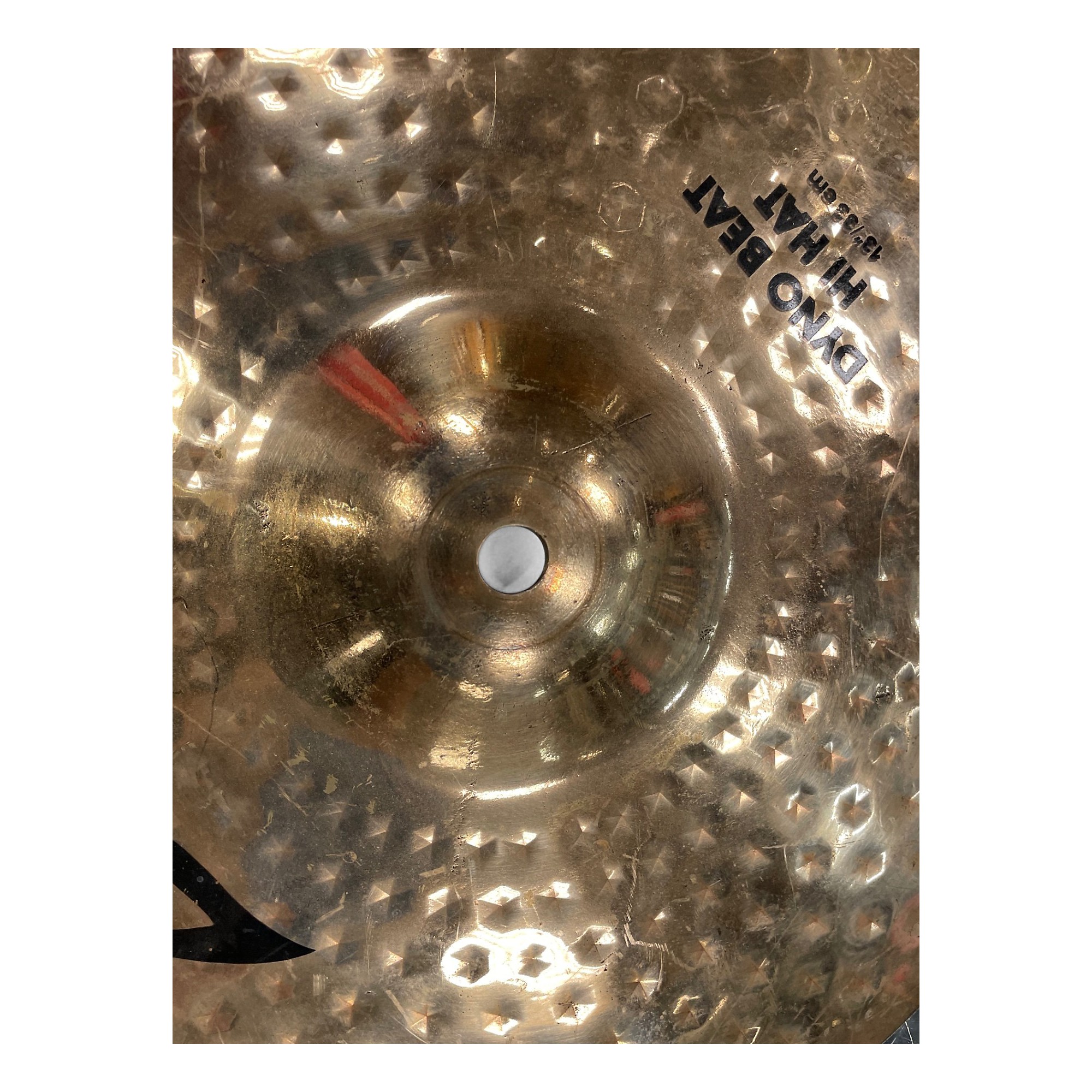 Used Zildjian 13in Z Custom Dyno Beat Hi Hat pair Cymbal 31