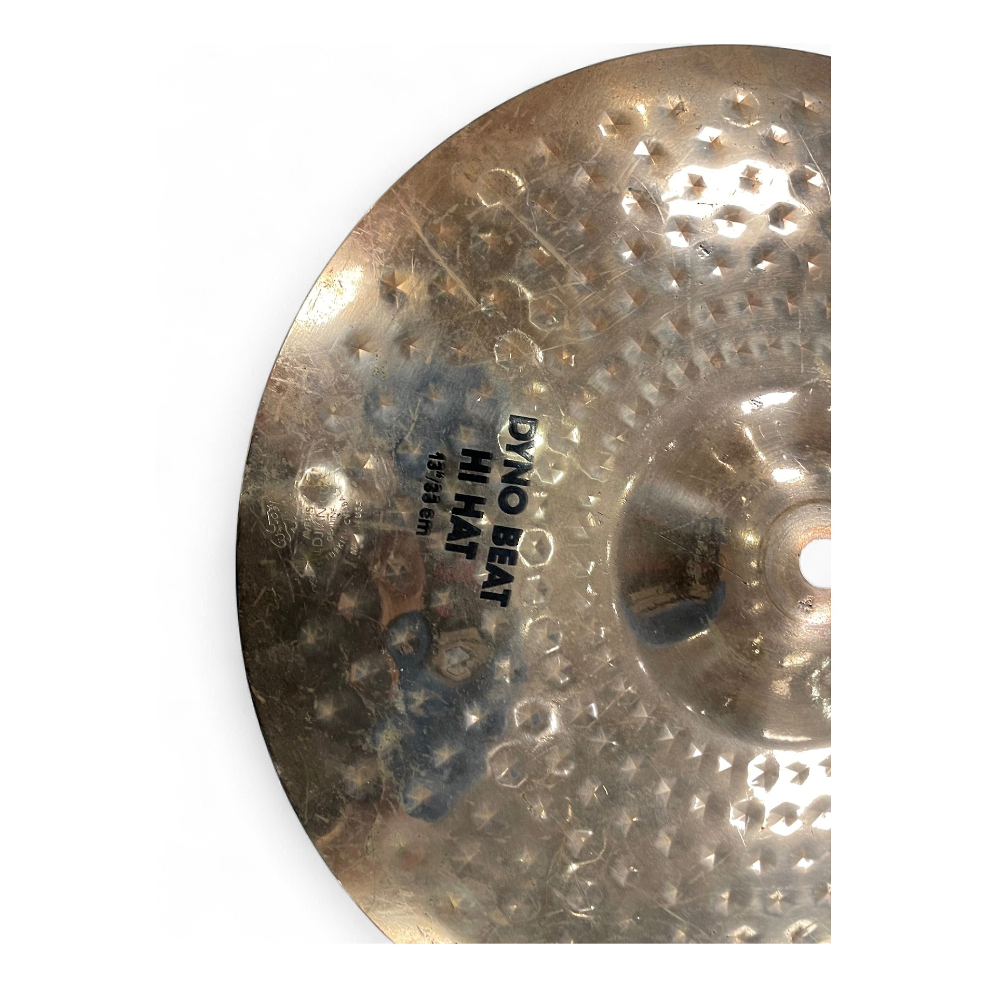 Used Zildjian 13in Z Custom Dyno Beat Hi Hat pair Cymbal 31