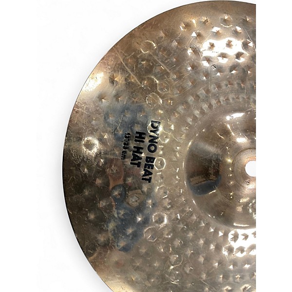 Used Zildjian 13in Z Custom Dyno Beat Hi Hat pair Cymbal