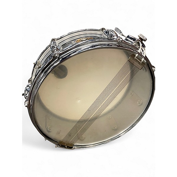 Vintage 1960s Slingerland 14X5 Chrome Over Brass Buddy Rich Chrome Drum