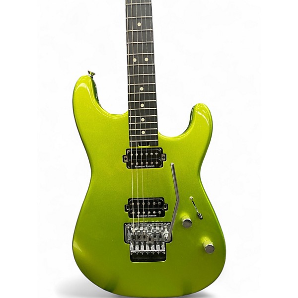 Used Charvel Pro Mod San Dimas HH HT Lime Green Solid Body Electric Guitar