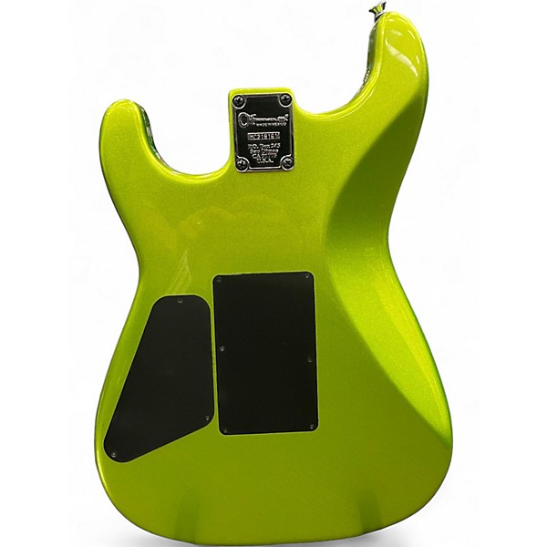 Used Charvel Pro Mod San Dimas HH HT Lime Green Solid Body Electric Guitar