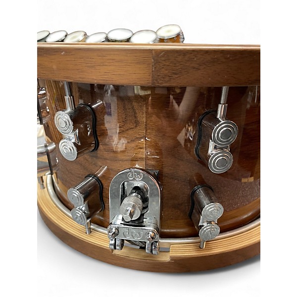 Used PDP by DW 7X14 10-ply Maple/Walnut Dark Stain Drum