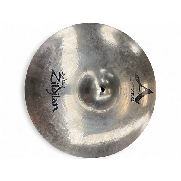 Used Zildjian 14in A Custom Hi Hat Pair Cymbal
