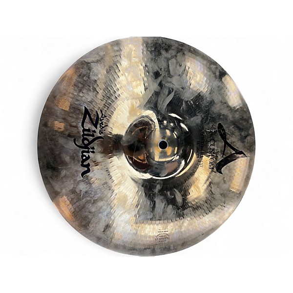 Used Zildjian 14in A Custom Hi Hat Pair Cymbal