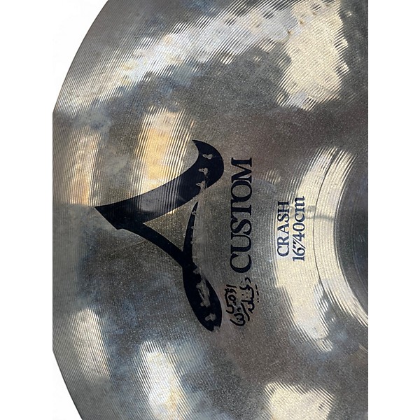 Used Zildjian 16in A Custom Crash Cymbal