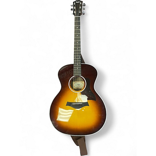 Used Taylor 214E DELUXE Sunburst Acoustic Electric Guitar
