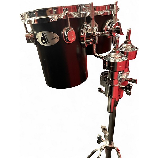 Used ddrum 6in Decabon Set Black Drum