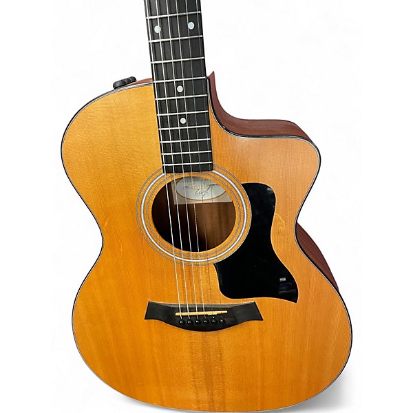 Used Taylor 114CE Natural Acoustic Electric Guitar
