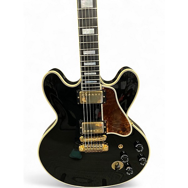 Vintage 1996 Gibson Lucille Black Solid Body Electric Guitar