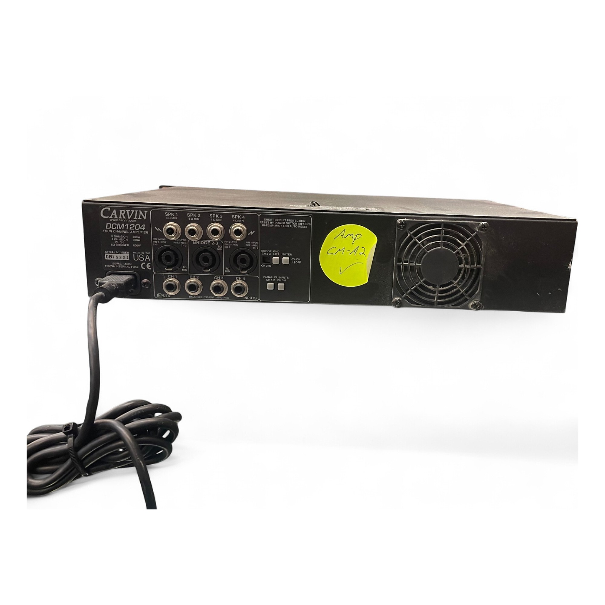 Used Carvin DCM1204 Power Amp | Guitar Center