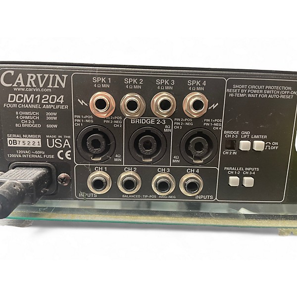 Used Carvin DCM1204 Power Amp