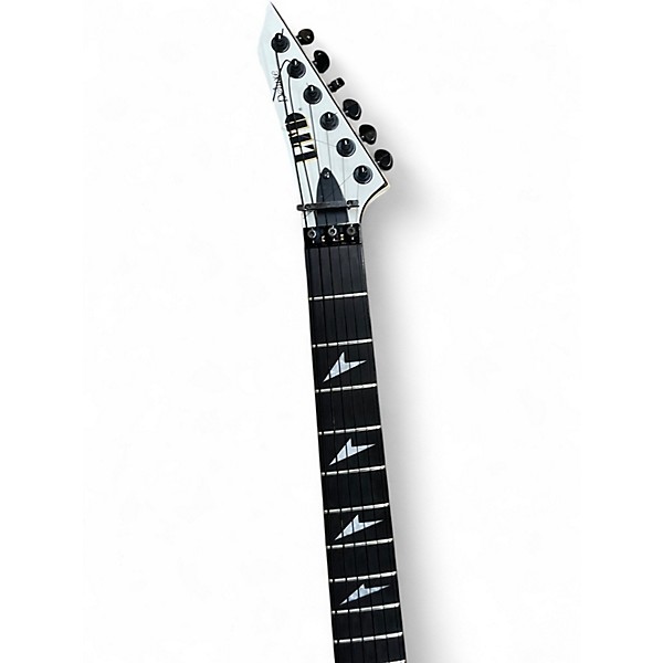 Used ESP LTD M1000 White Solid Body Electric Guitar