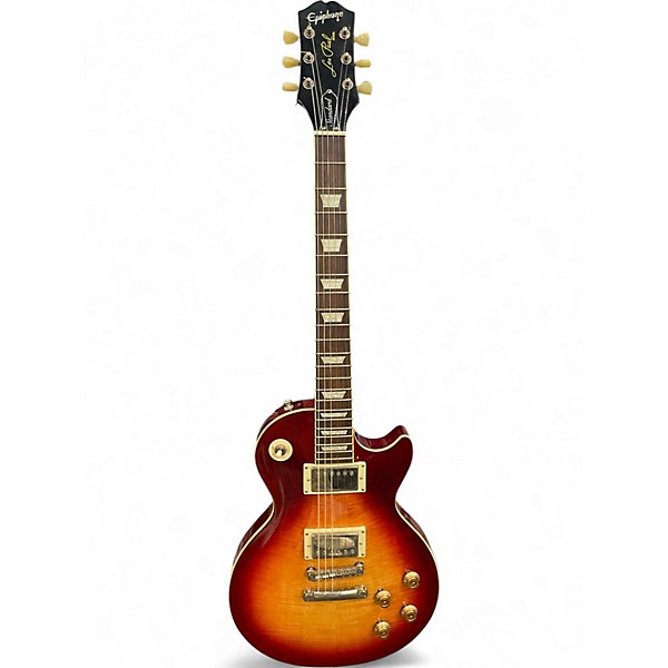 Used Epiphone Les Paul Standard Cherry Sunburst Solid Body Electric Guitar
