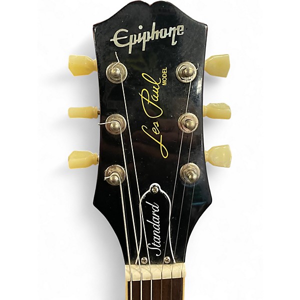 Used Epiphone Les Paul Standard Cherry Sunburst Solid Body Electric Guitar
