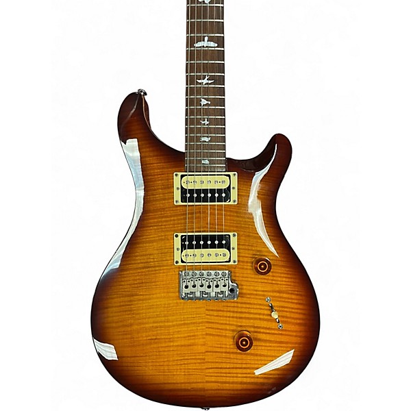 Used PRS CM4TS SE Custom 24 Tobacco Sunburst Solid Body Electric Guitar