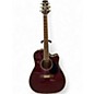 Used Takamine EG334RC Burgundy Acoustic Electric Guitar thumbnail