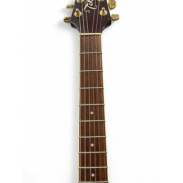 Used Takamine EG334RC Burgundy Acoustic Electric Guitar
