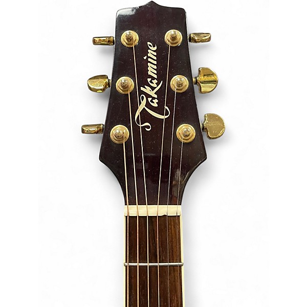 Used Takamine EG334RC Burgundy Acoustic Electric Guitar