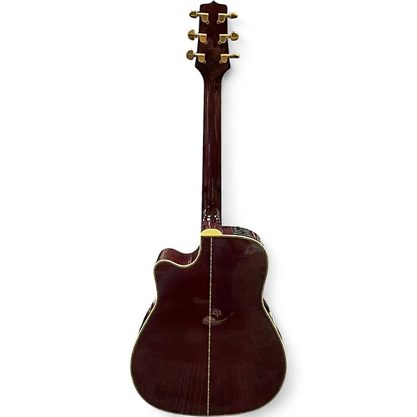 Used Takamine EG334RC Burgundy Acoustic Electric Guitar