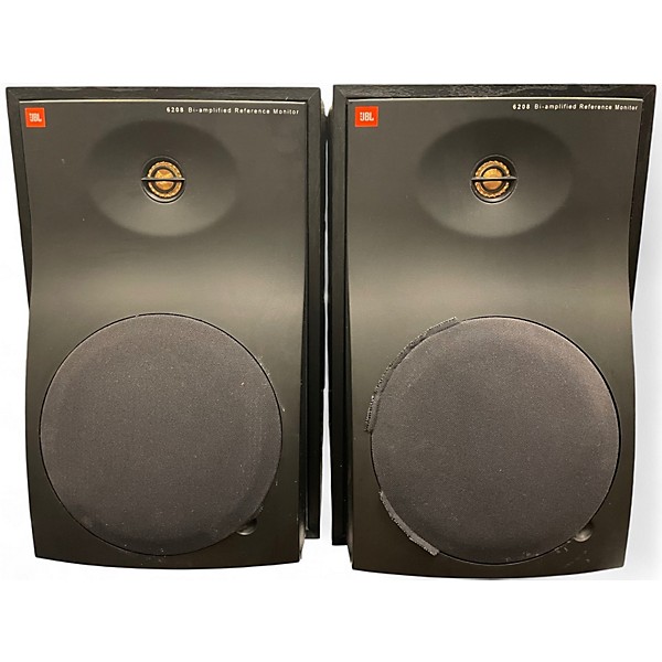 Used JBL 6208 BI-AMPLIFIED REFERENCE MONITOR PAIR Powered Monitor