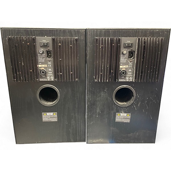 Used JBL 6208 BI-AMPLIFIED REFERENCE MONITOR PAIR Powered Monitor