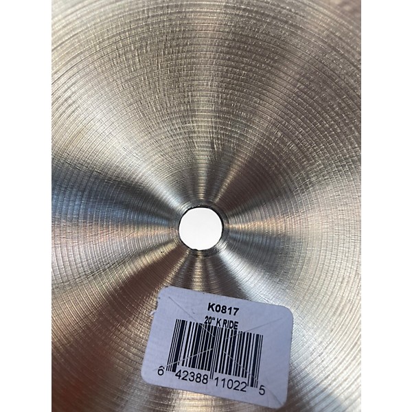 Used Zildjian 20in K Ride Cymbal