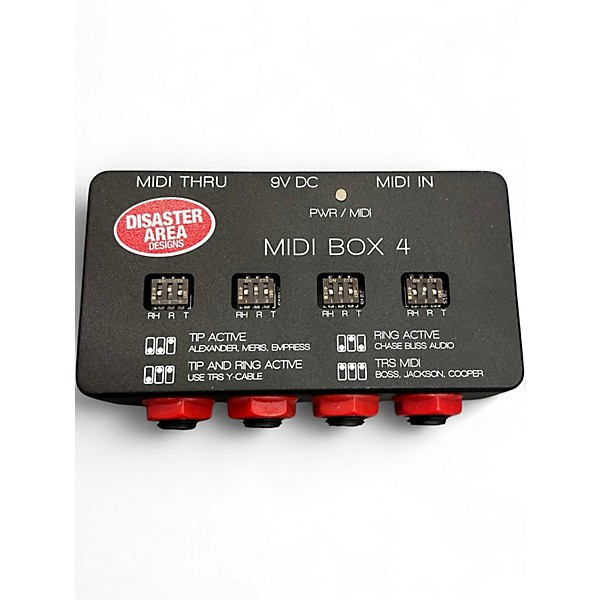 Used Disaster Area Designs midi box 4 MIDI Interface