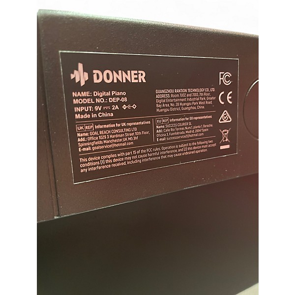 Used Donner DEP-08 Portable Keyboard