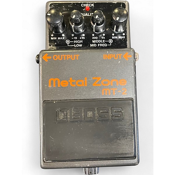 Used BOSS MT2 Metal Zone Distortion Effect Pedal