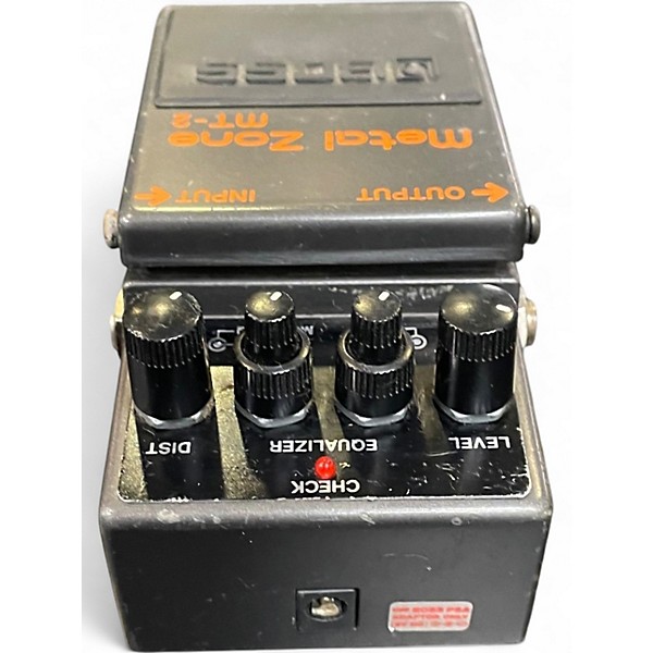 Used BOSS MT2 Metal Zone Distortion Effect Pedal