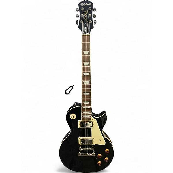 Used Epiphone Les Paul Standard Black Solid Body Electric Guitar