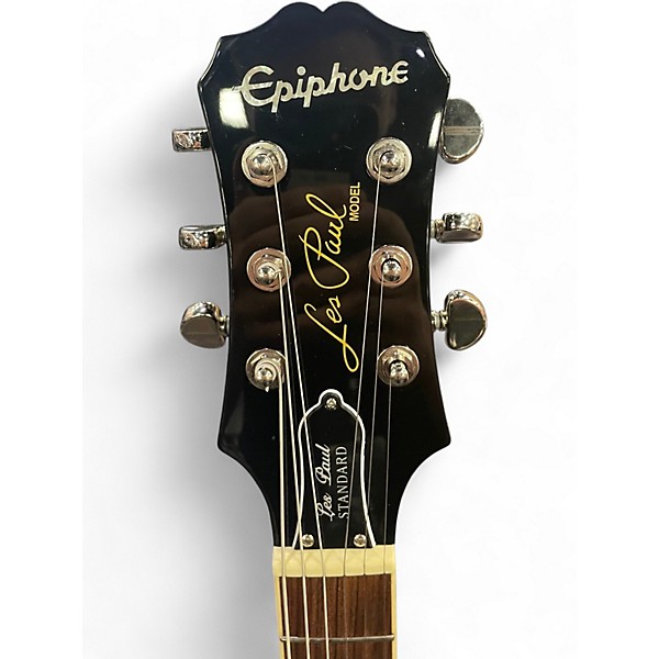 Used Epiphone Les Paul Standard Black Solid Body Electric Guitar