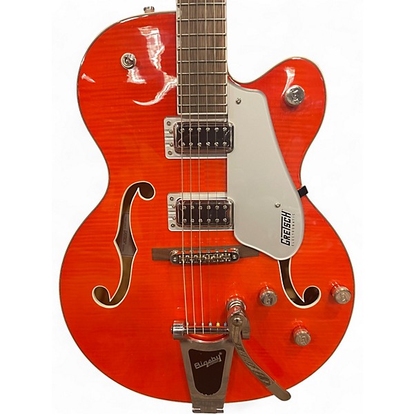 Used Gretsch Guitars G5427T Trans Orange Hollow Body Electric Guitar