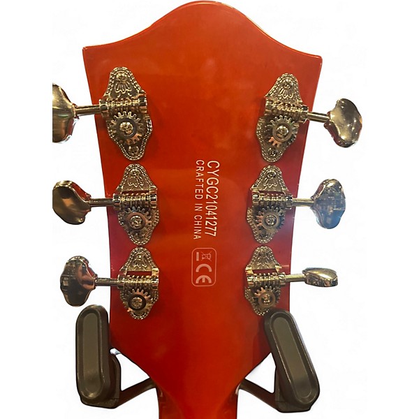 Used Gretsch Guitars G5427T Trans Orange Hollow Body Electric Guitar