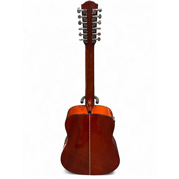 Used Fender dg16e12 Natural 12 String Acoustic Electric Guitar
