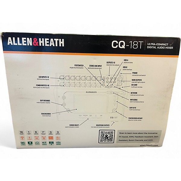 Used Allen & Heath CQ18T Digital Mixer
