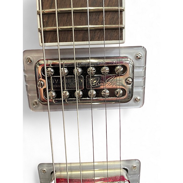 Used Gretsch Guitars G6120T-HR Brian Setzer Signature Hot Rod Hollowbody With Big MAGENTA SPARKLE Hollow Body Electric Guitar
